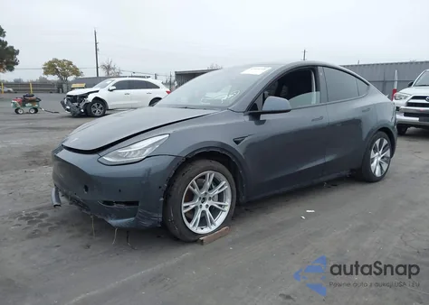 2021 Tesla Model Y Long Range Dual Motor All-Wheel Drive из США, поврежденный, VIN 5YJYGDEE3MF225160